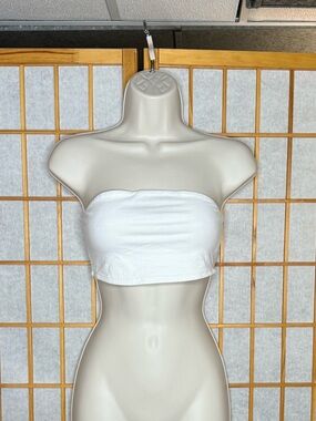 wild fable White Strapless Bandeau Top